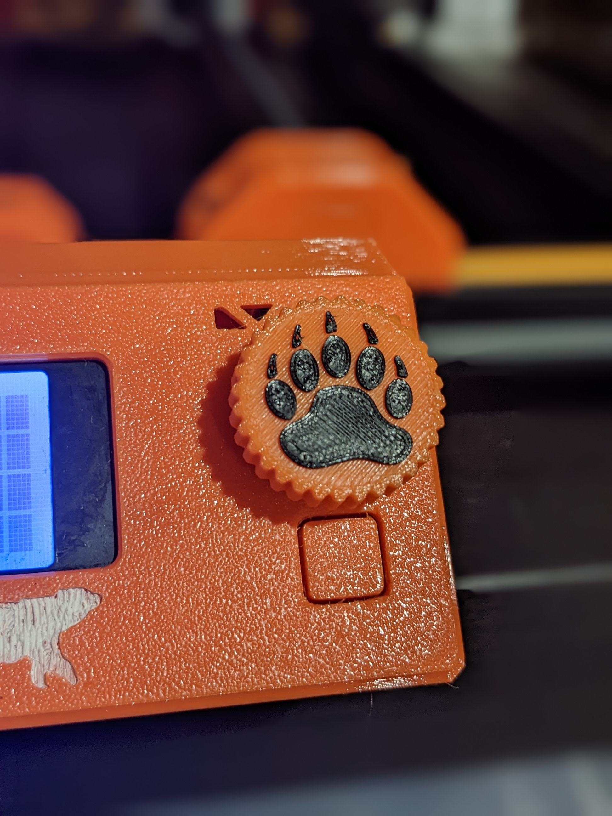Bear Paw LCD Control Knob