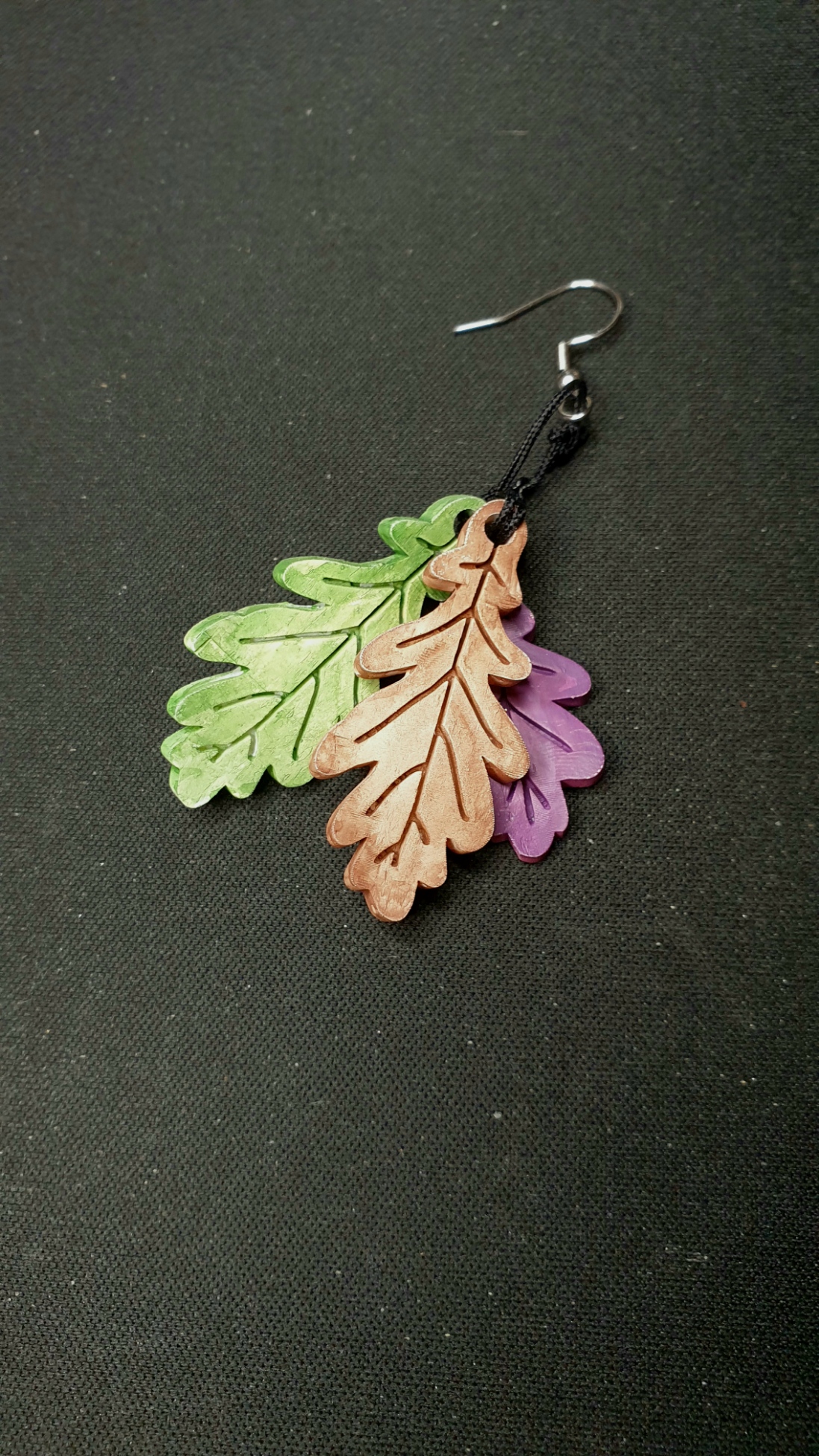 Autumn Leafs, big and small - Earring/Hanger/Necklace