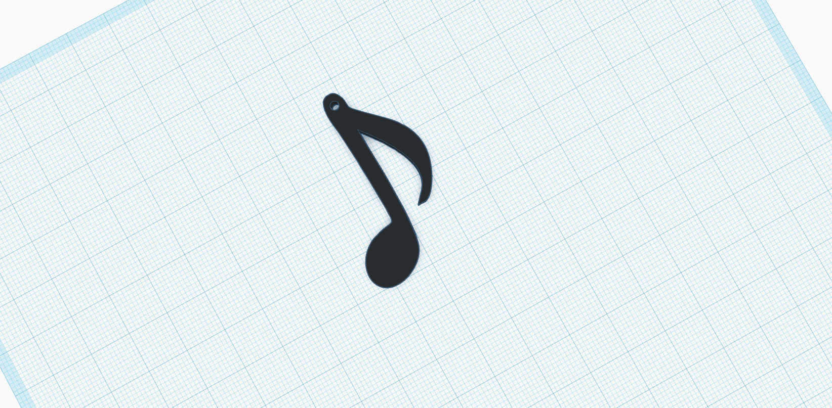 Miniatura 2 do modelo 3D Music Note Earring