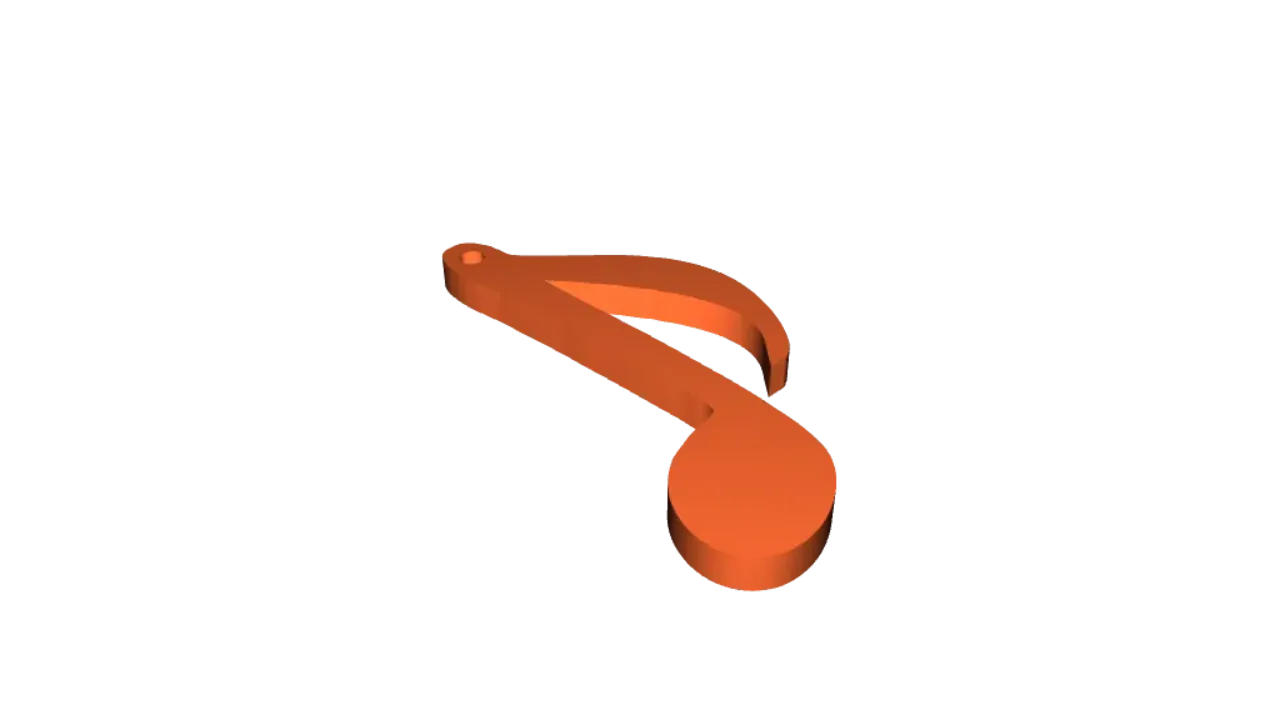 Music Note Earring by HekMaker | Download free STL model | Printables.com