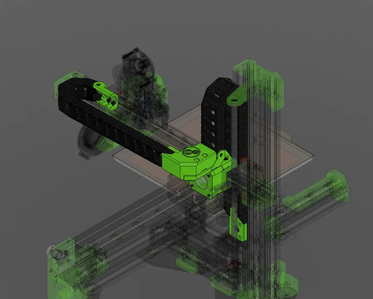 、 V-Minion Drag-Chain Assembly V2 (Z+X) by Squirrelbrain