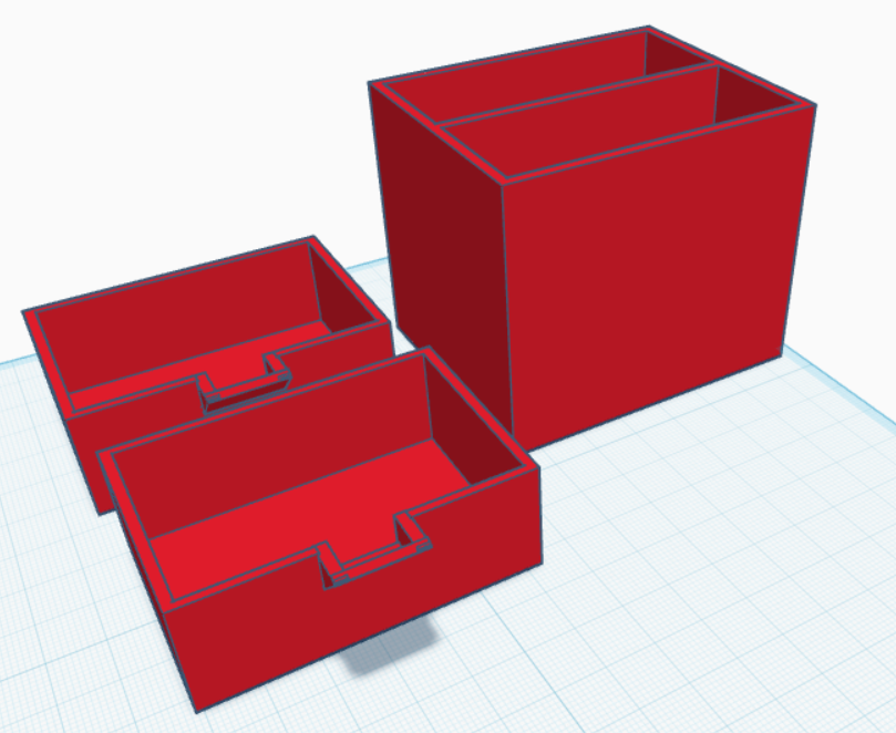 convenient little drawers