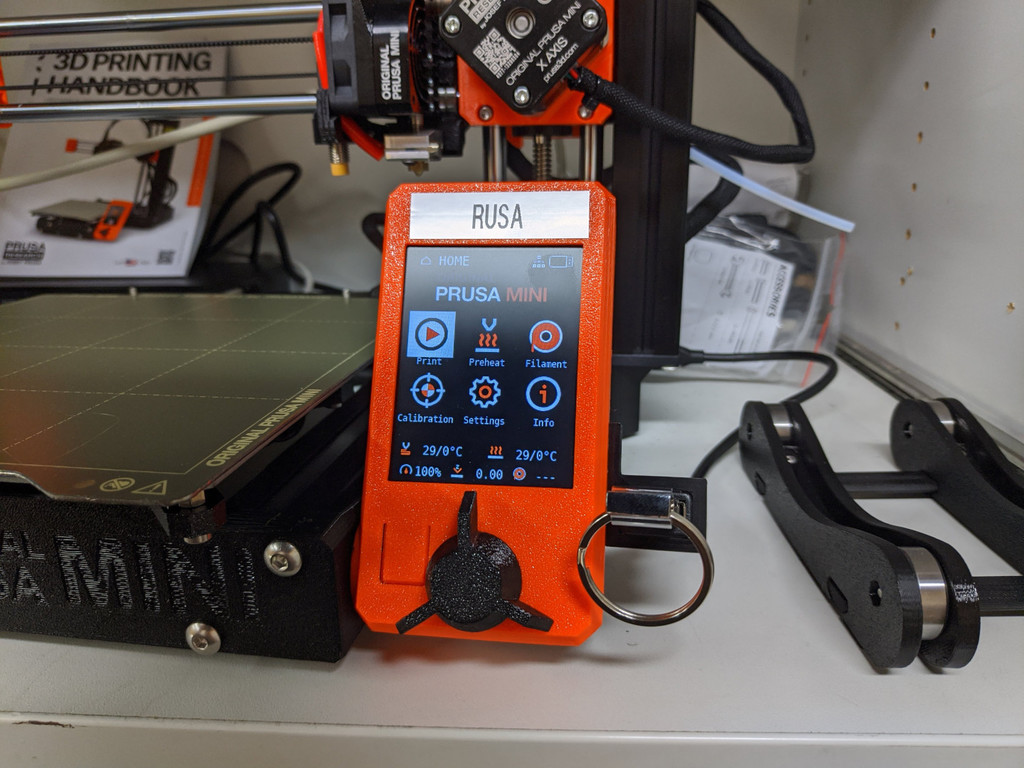 Prusa MINI USB cable holder by Adrian Menzel Download free STL model