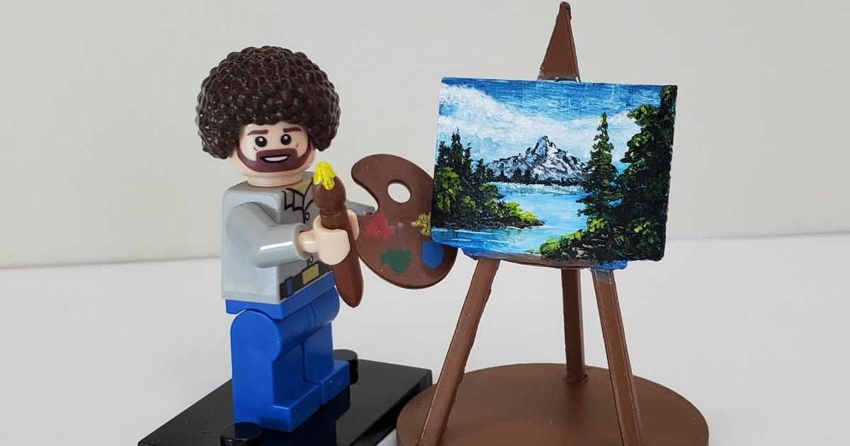 Miniature Easel by ARGreg | Download free STL model | Printables.com