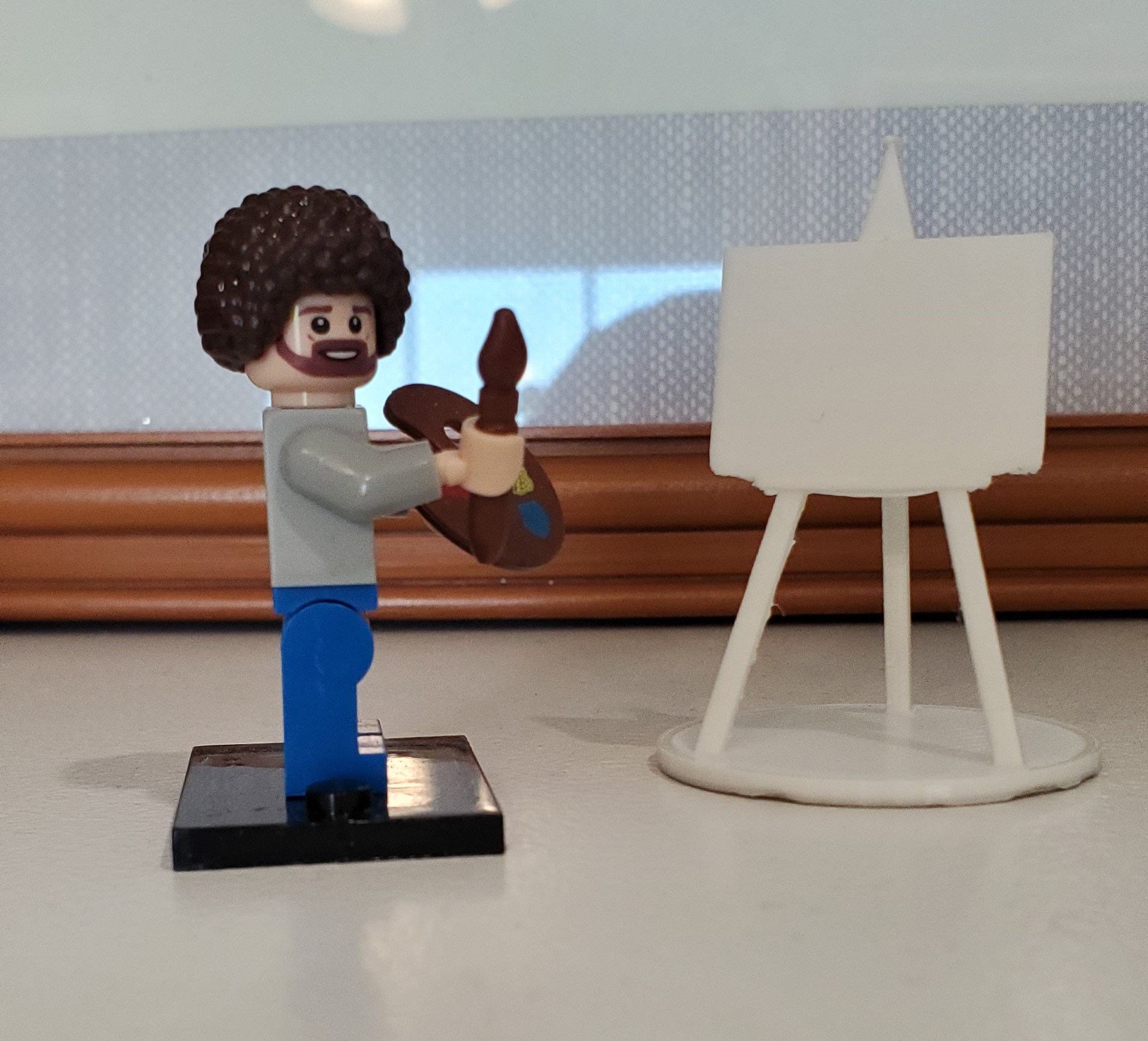 Miniature Easel by ARGreg | Download free STL model | Printables.com