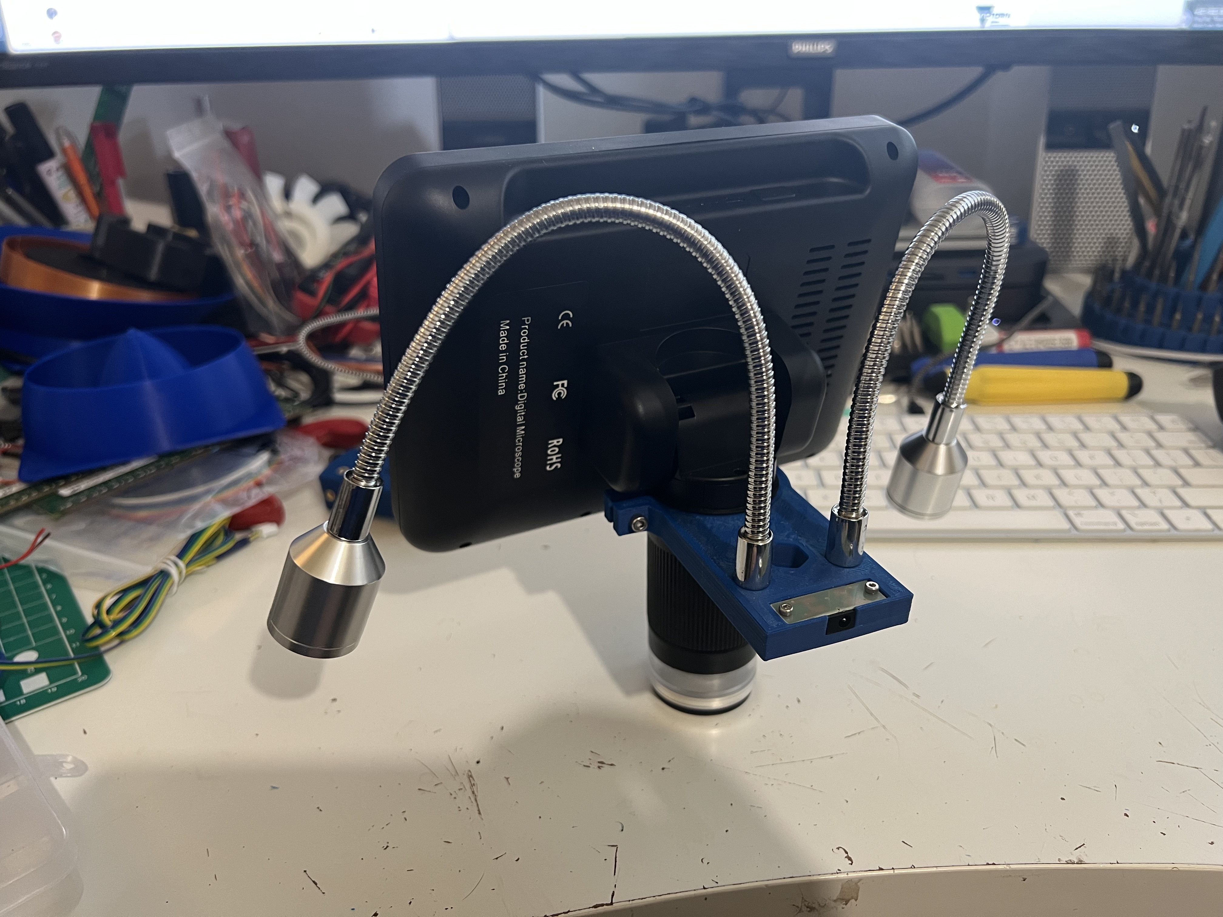 Andonstar AD206 Microscope Adapter for camera tripod screw mounts