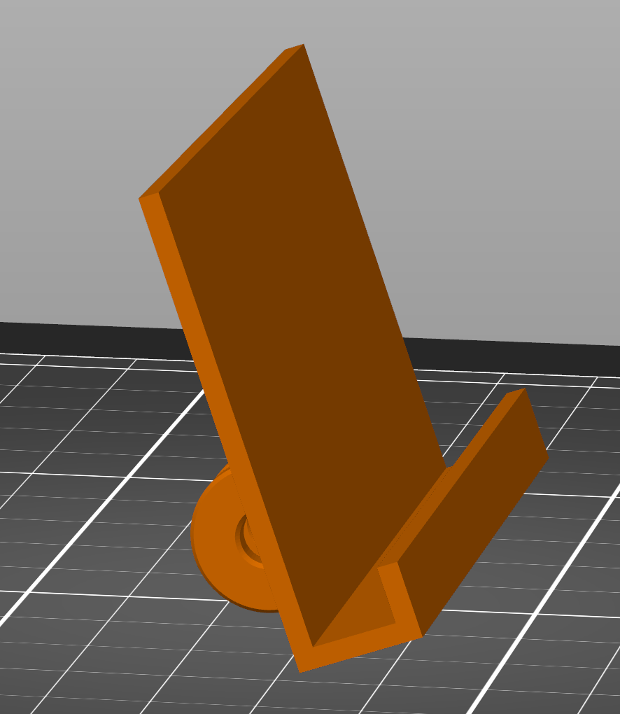 Simple Phone Mount by DrumCamper Download free STL model