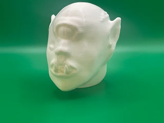 Cyclops Troll Head Closed Mouth