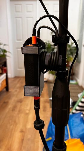 Microphone stand holder for Obsbot Video Converter