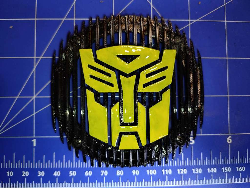 75mm Speaker mask with Transformers logo