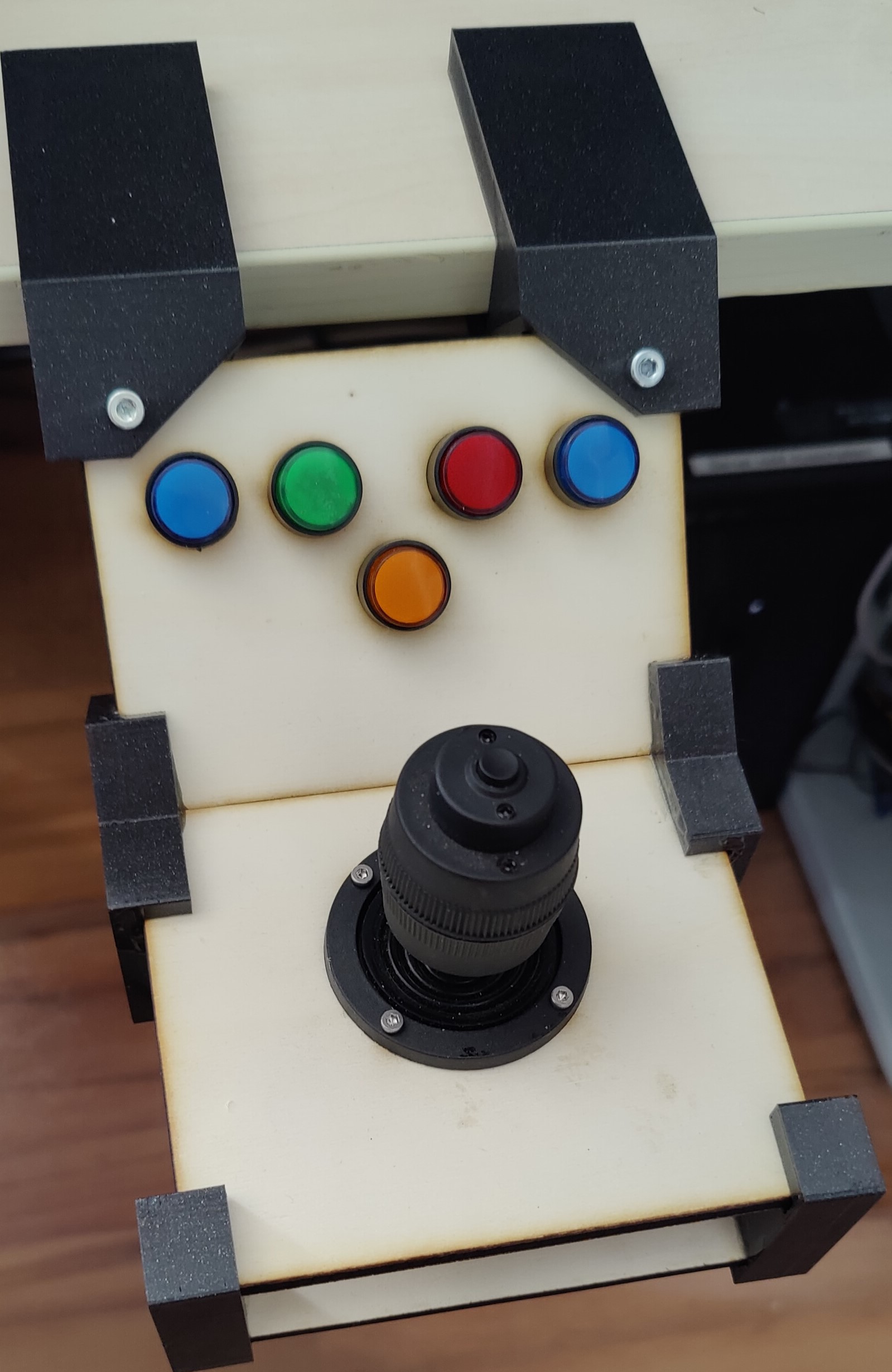 Custom desk mounted Game controller