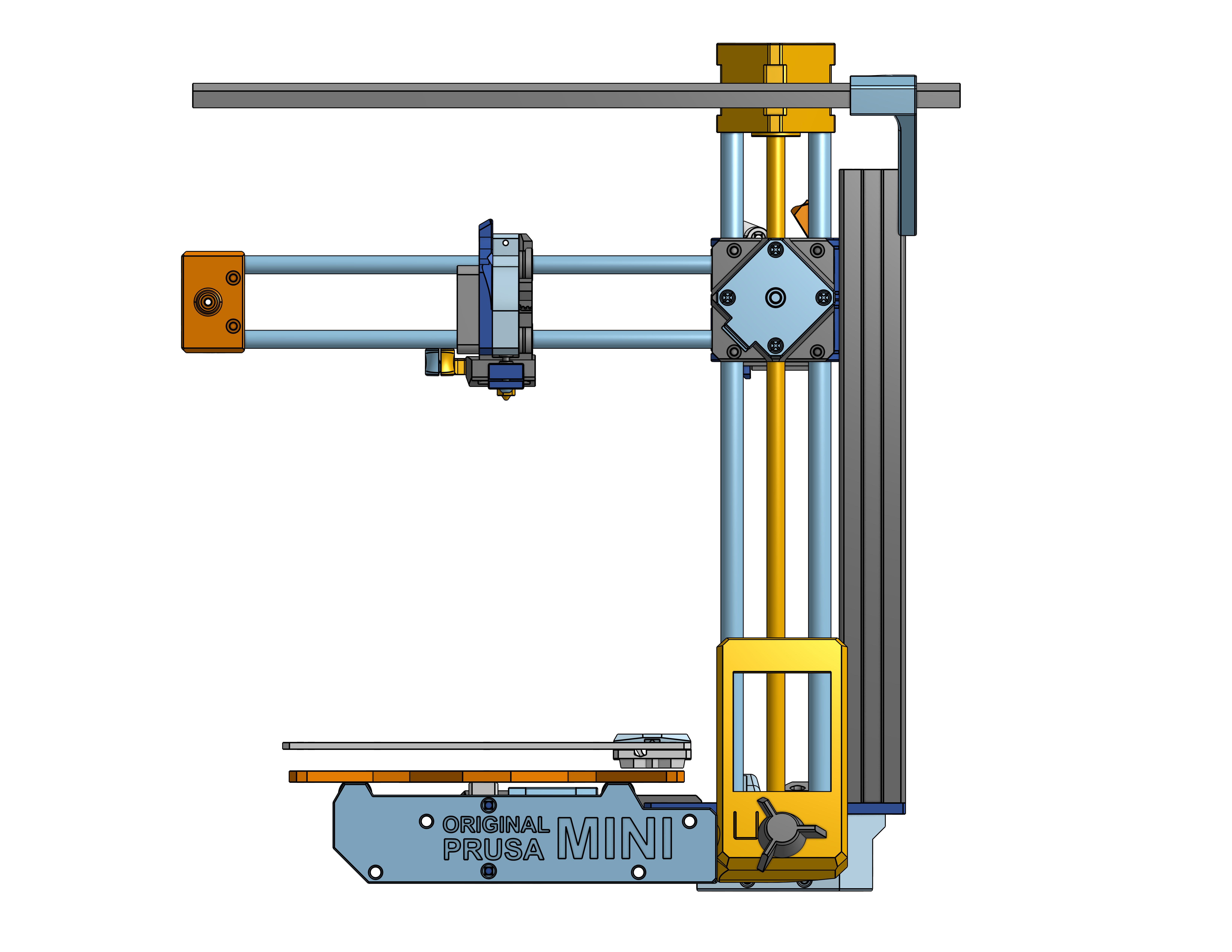 Prusa Mini Lightbar Holder — miniatura 3
