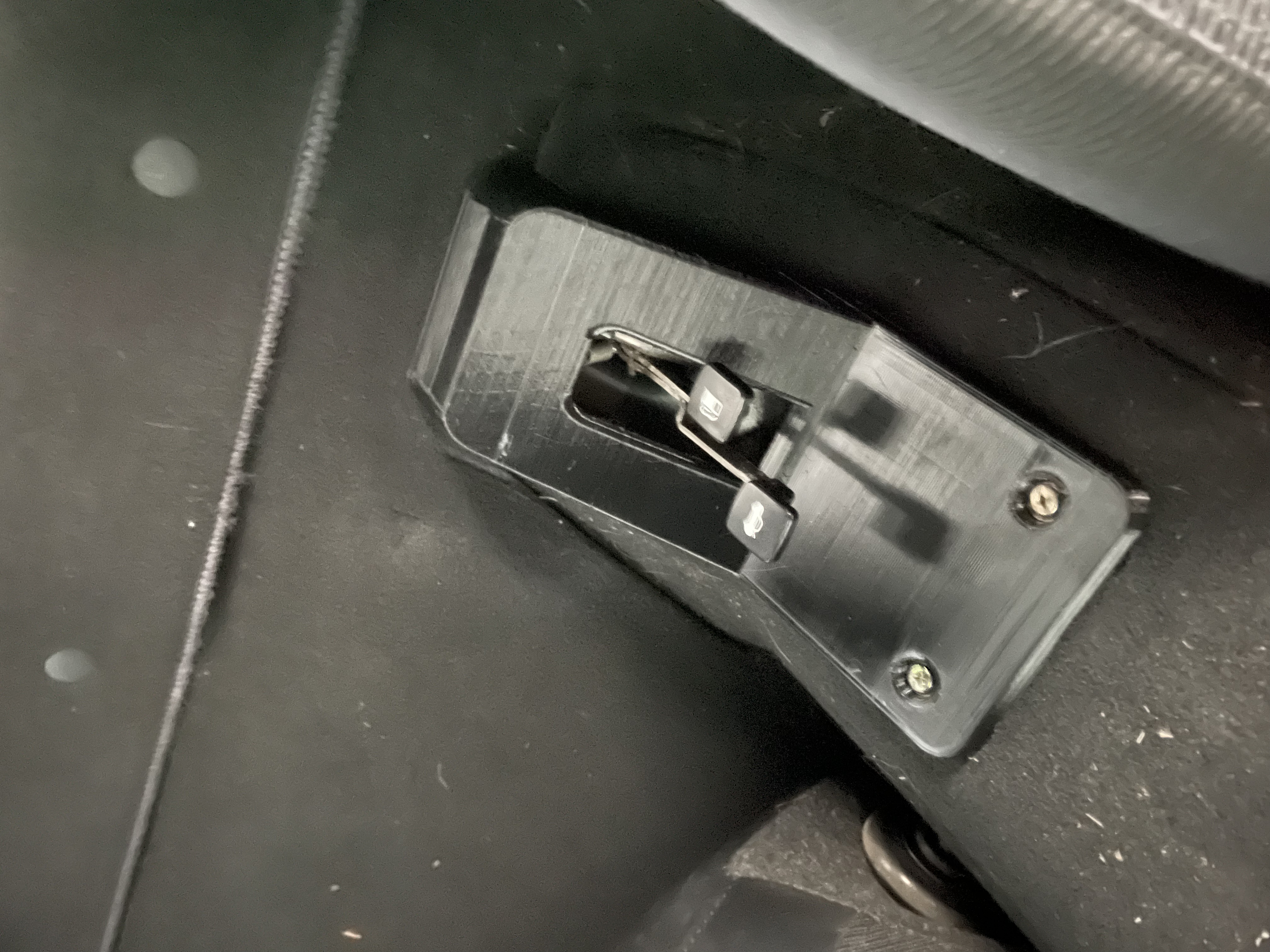 Trunk/Fuel Lid Levers Cover for NB Miata