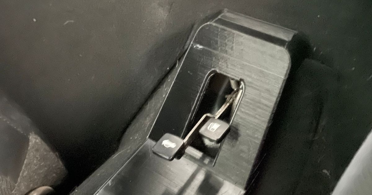 Trunk/Fuel Lid Levers Cover for NB Miata by SNelson910 Download free