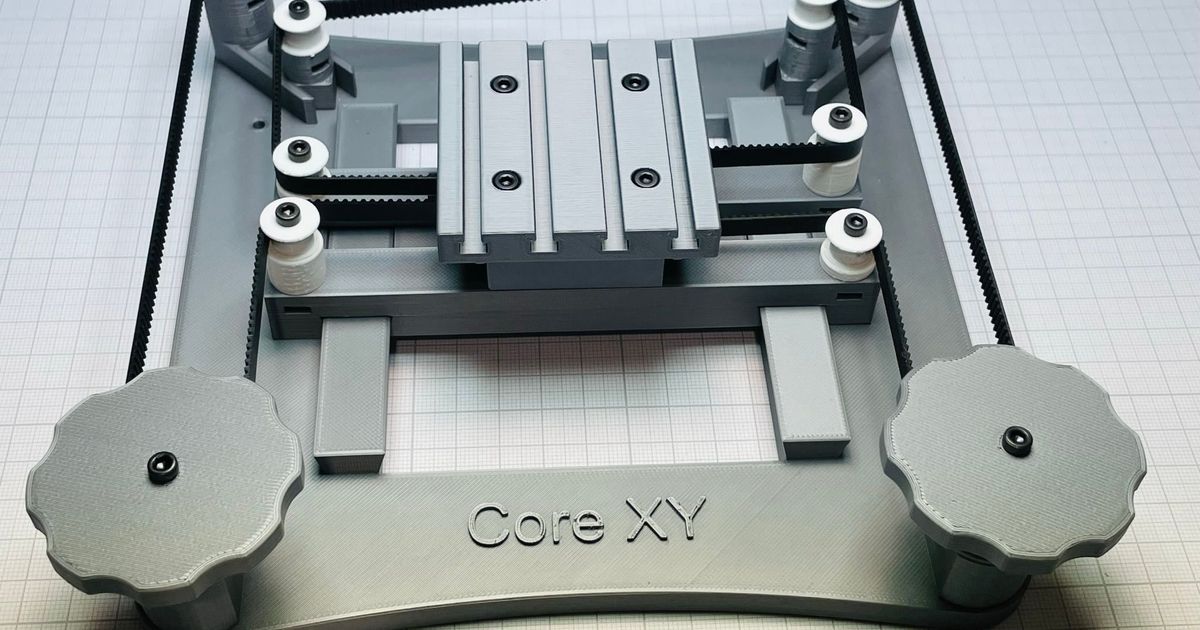 Core XY Cartesian Motion System by Heber Download free STL model