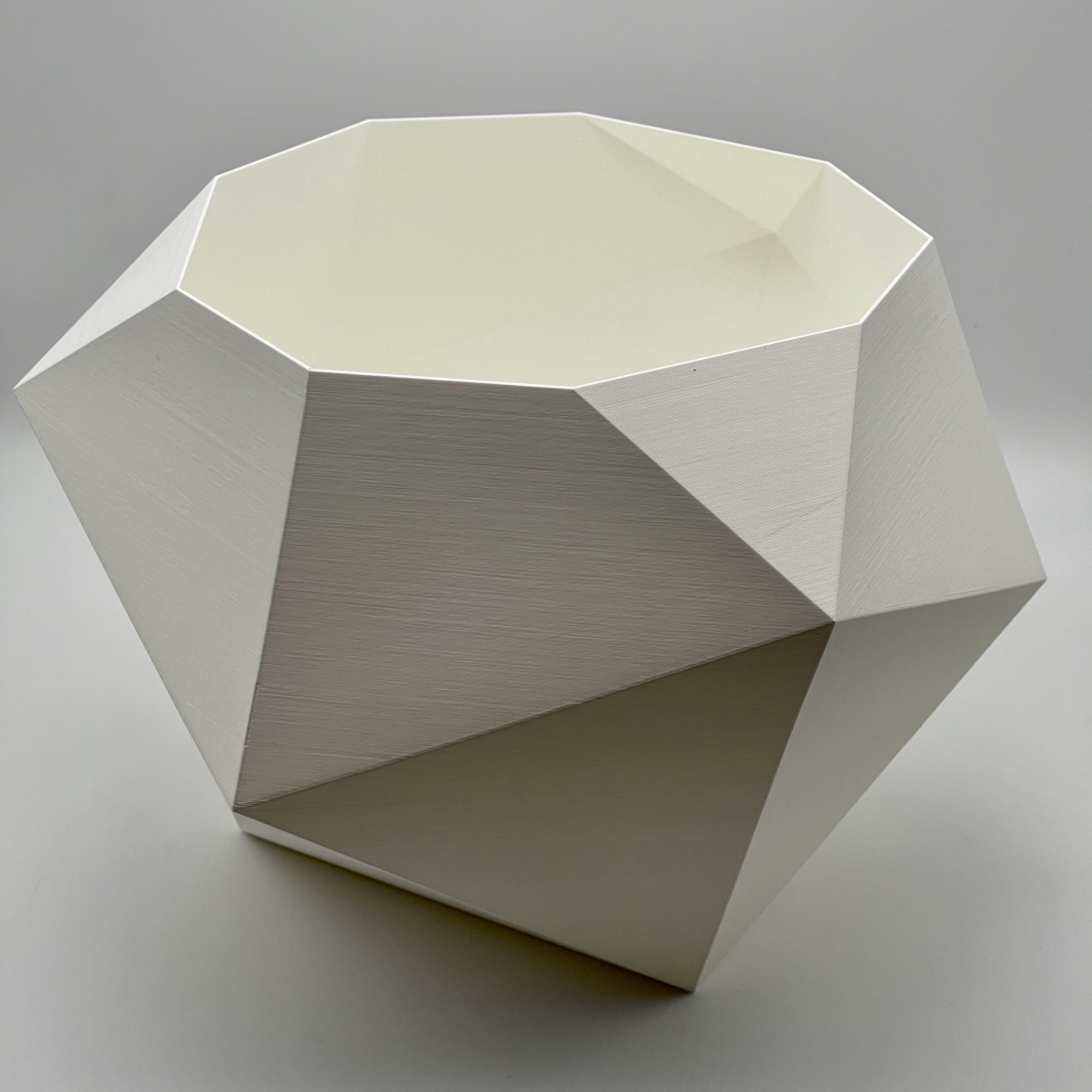 D20 bin (icosahedron bin)
