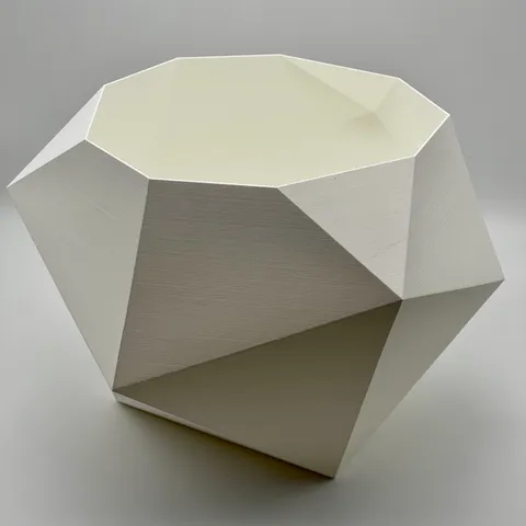 D20 bin (icosahedron bin)