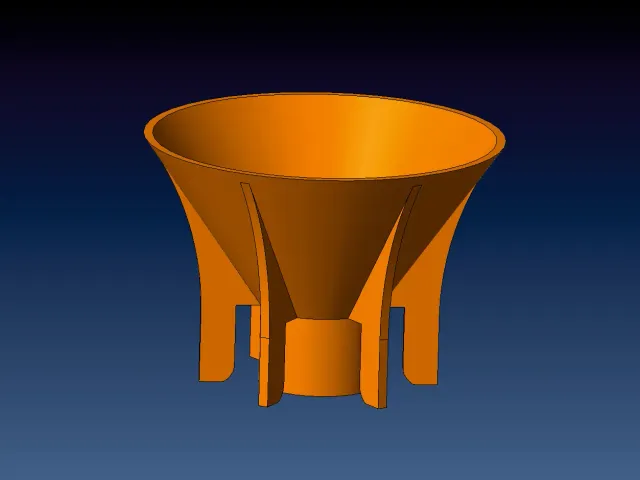 Plastic bottle funnel (second life)