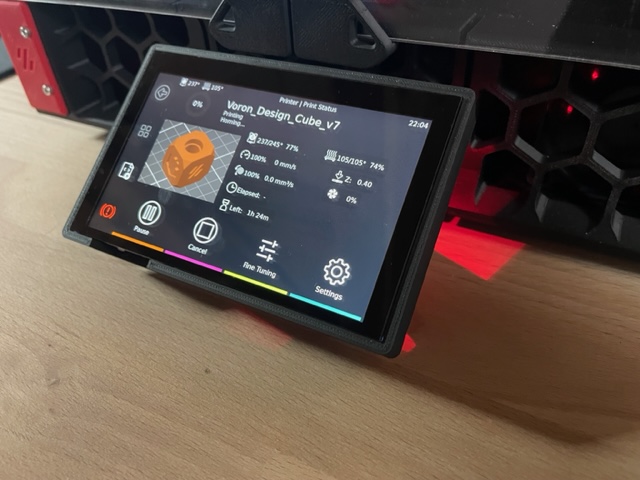 Mount for BTT PI TFT50 v2 - Voron Switchwire