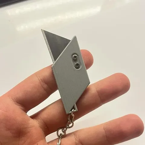 Utility Knife Key Chain