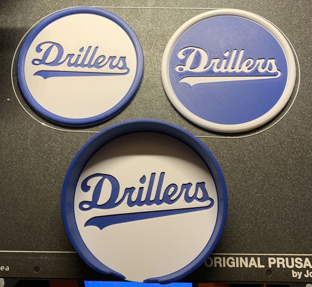 Drillers Drink Coaster and 4 Coaster Holder