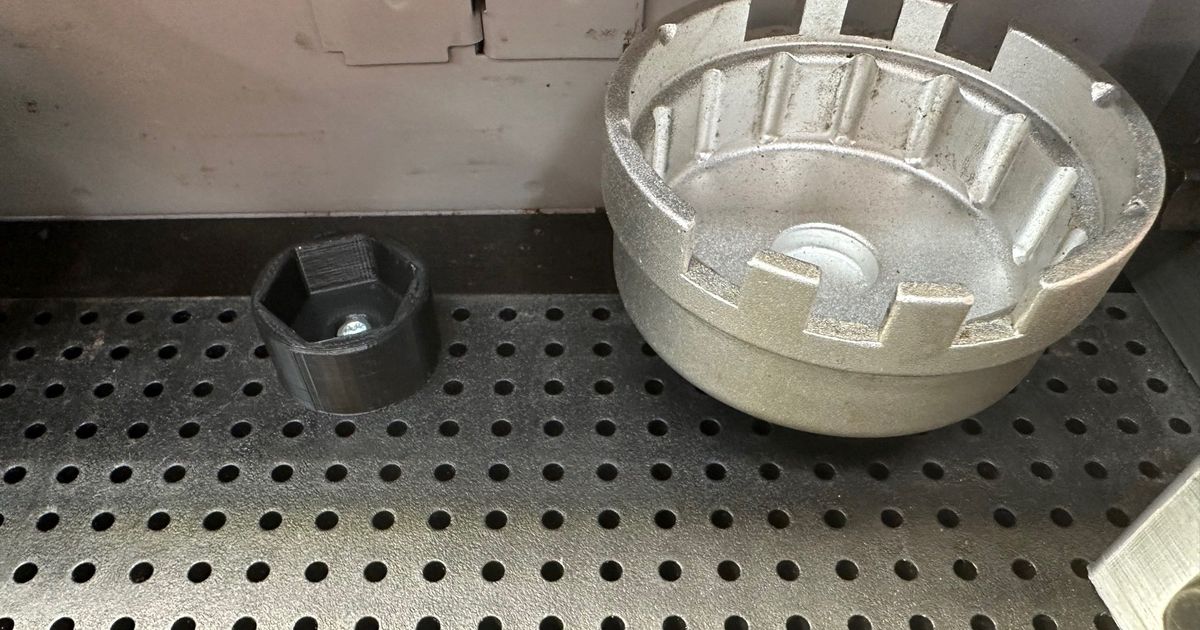 tool grid Toyota oil filter cup holder 24mm by willyz99 Download free