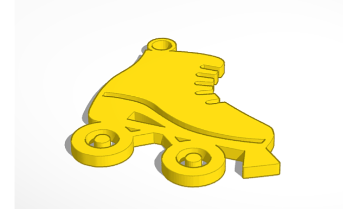 Skate Keychain - Chaveiro de Patins
