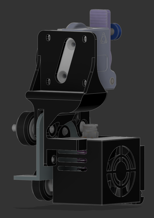 Triangle Lab Tbg Lite Directdrive Mount For Ender By Emaxx Download Free Stl Model