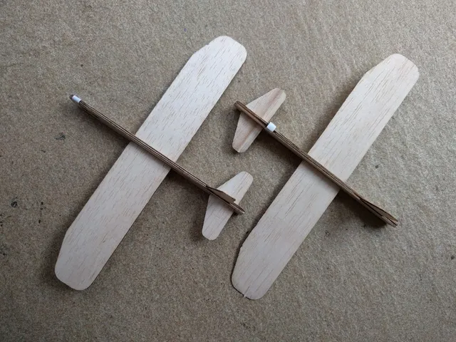 Balsa glider/canard