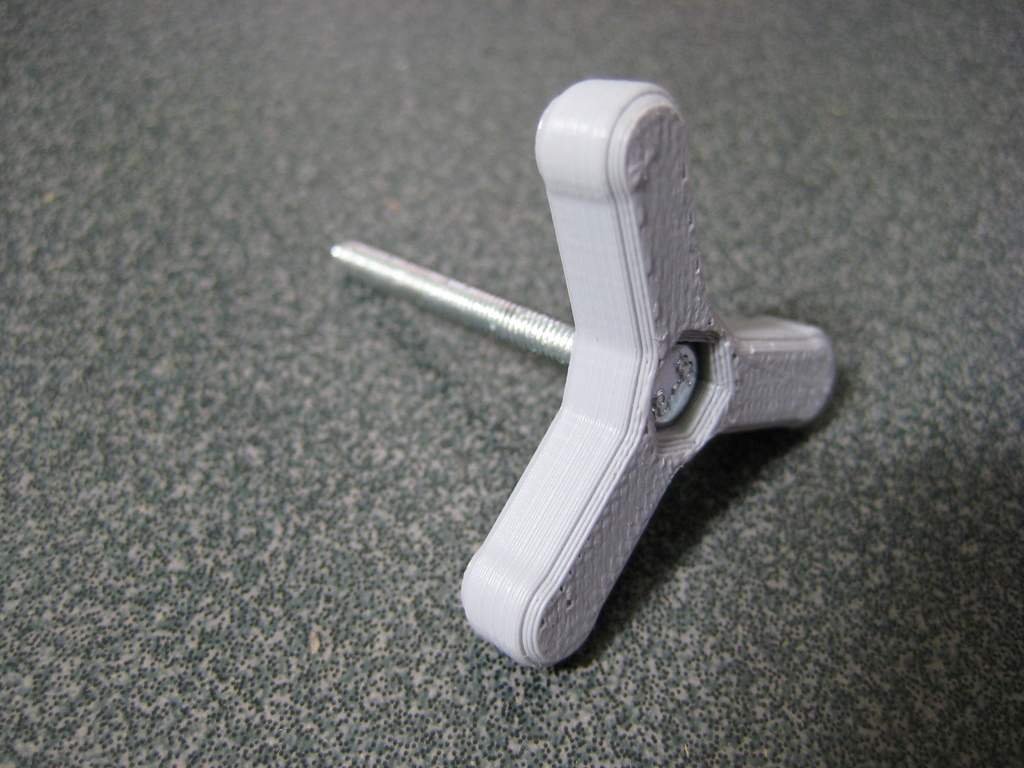 M3 Knob Thumbwheel by LittleDangerous Download free STL model