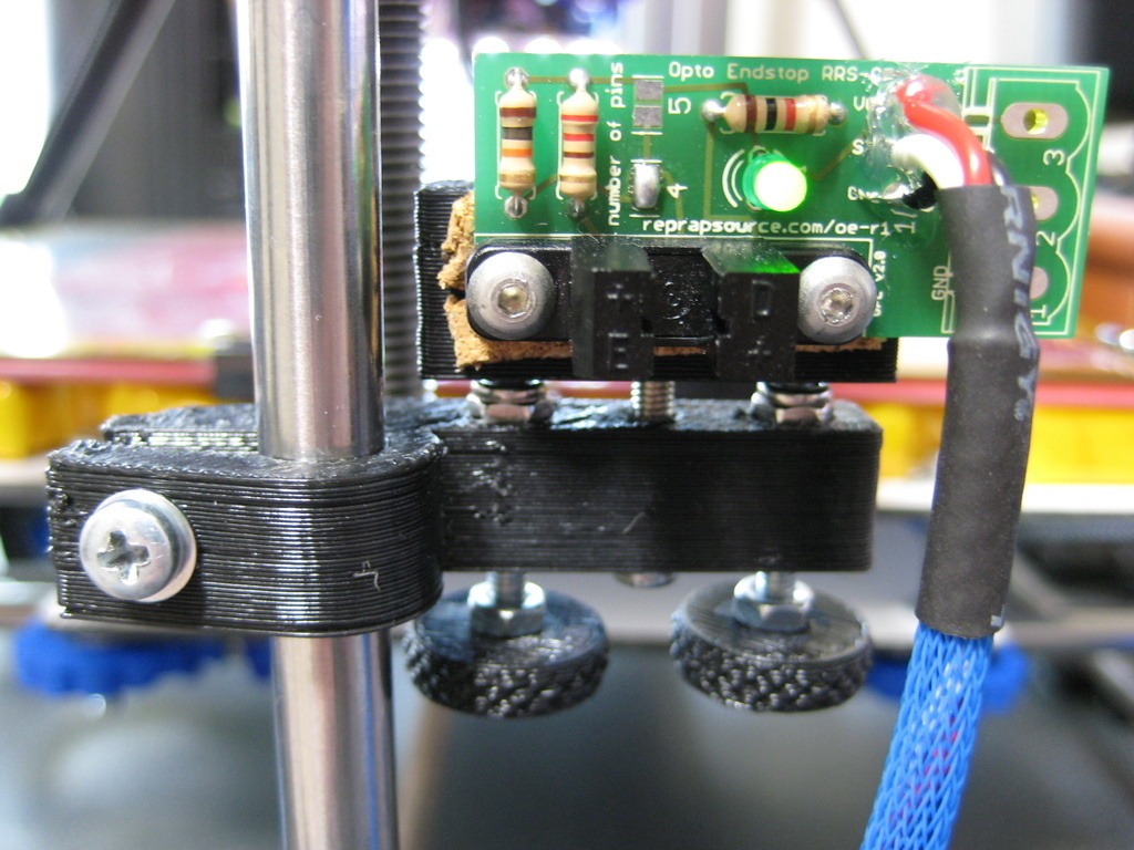 Vertical Adjustable Opto Z Endstop Holder by LittleDangerous Download