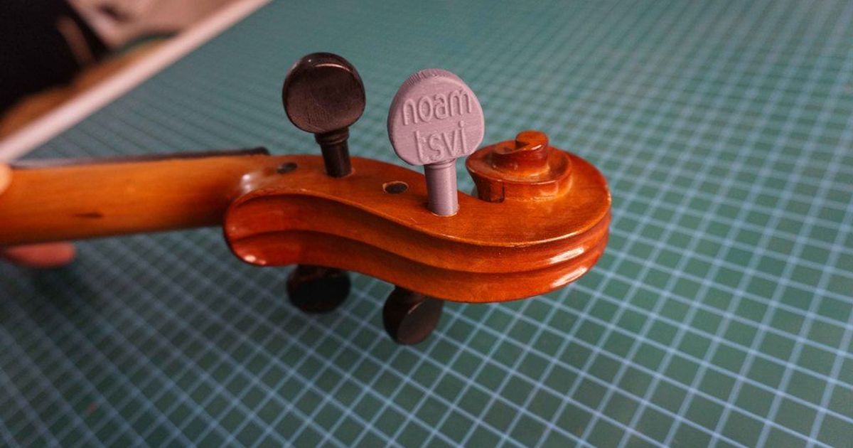 violin tuning peg replacement by noamtsvi Download free STL model