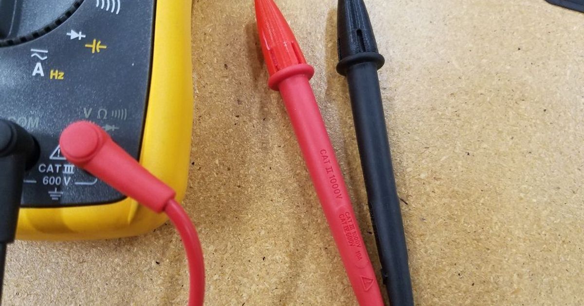 Multimeter Probe Cover by ndoktor Download free STL model