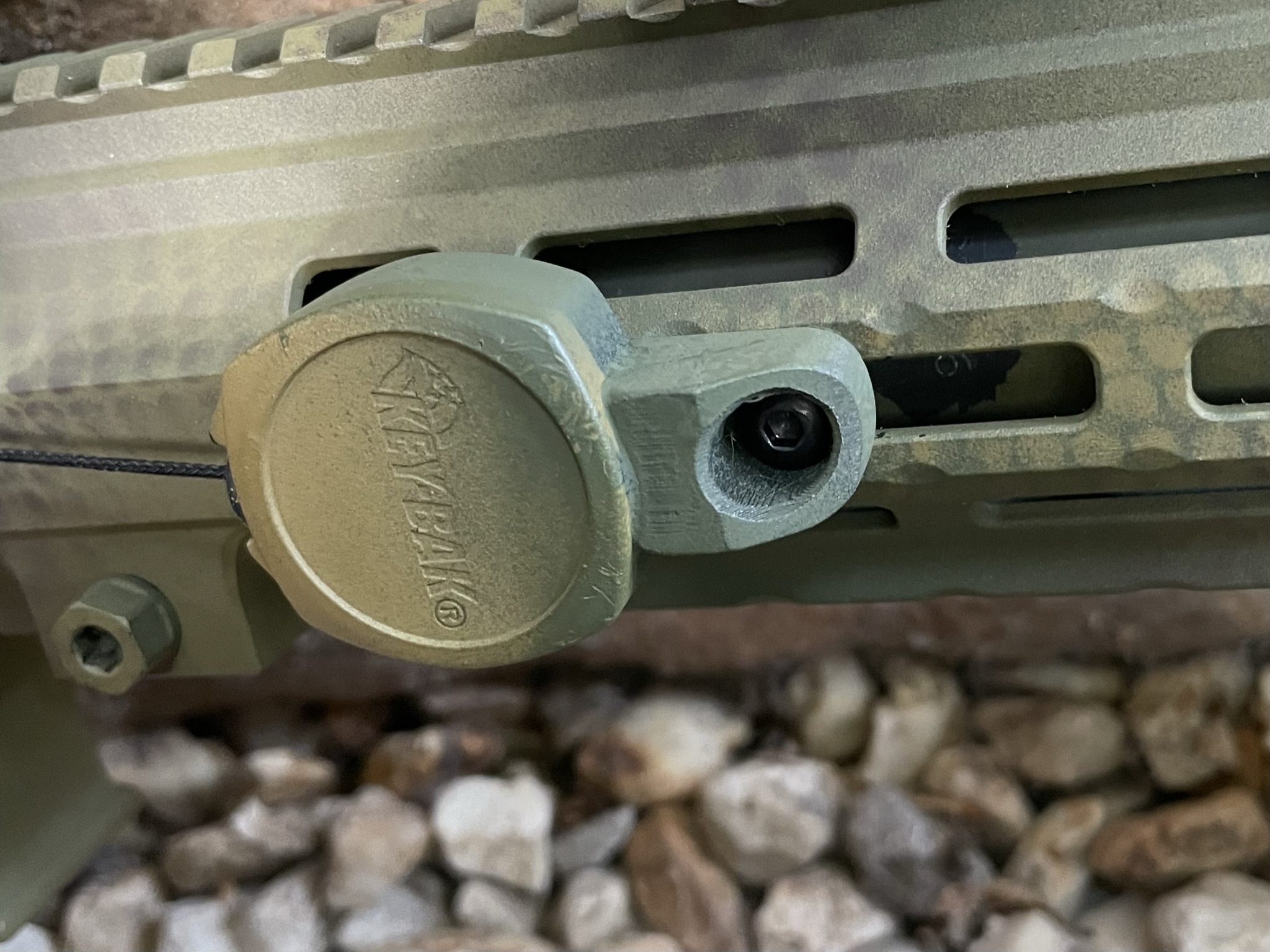 MLOK Safety Flag Rewinder Mount