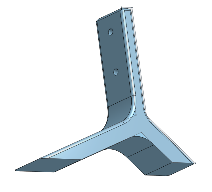 Stand legs Philips TV 32" by Chuchin Download free STL model