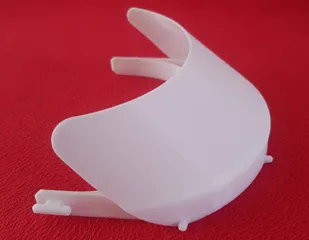 Face shield visor with top cover