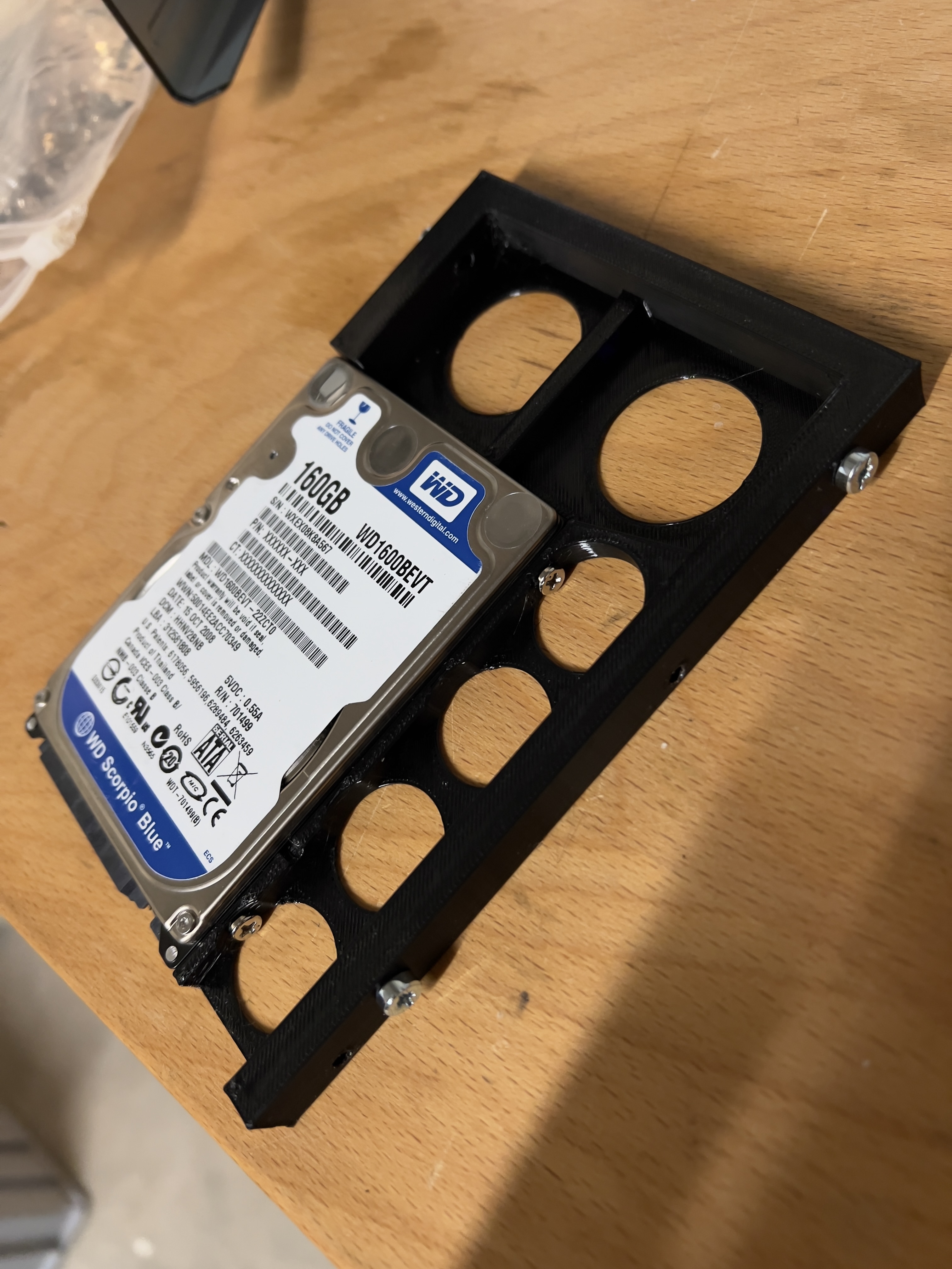 2,5" to 3,5" HDD Adapter, works with HotPlug