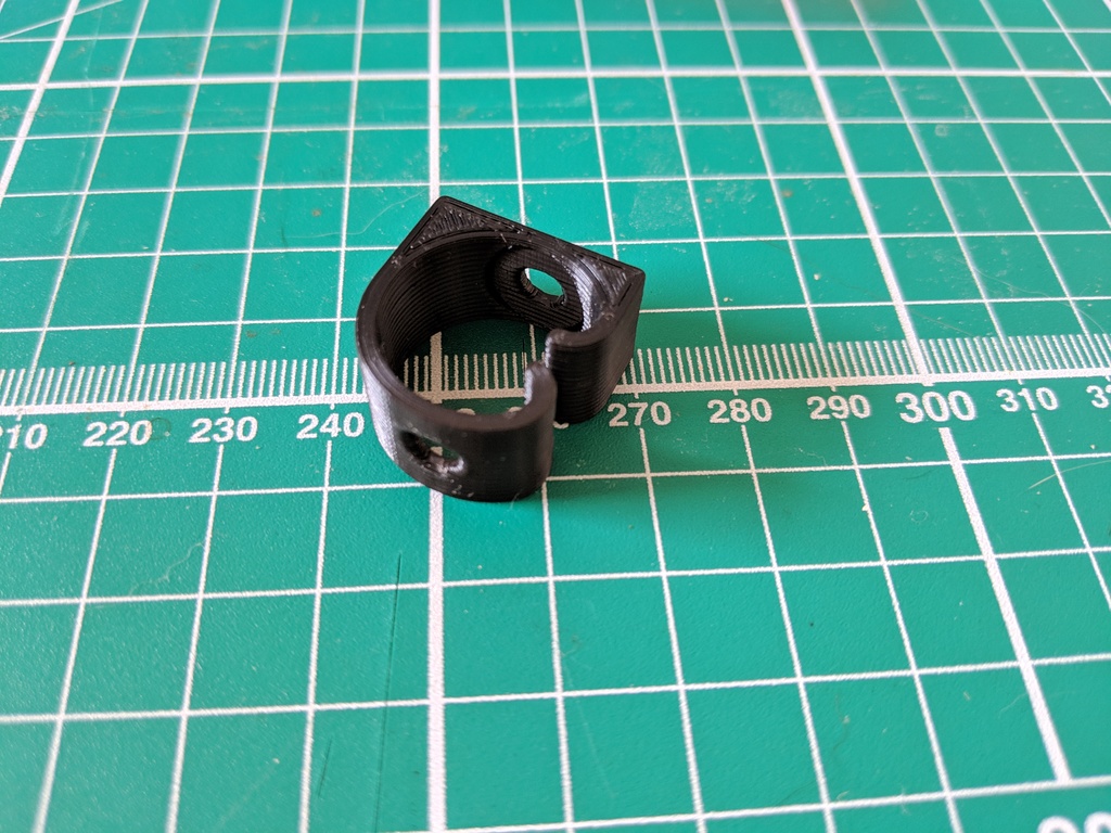 Under desk cable tidy clip