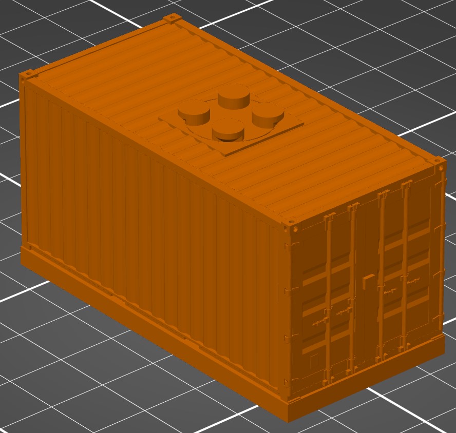 8x4 brick shipping container