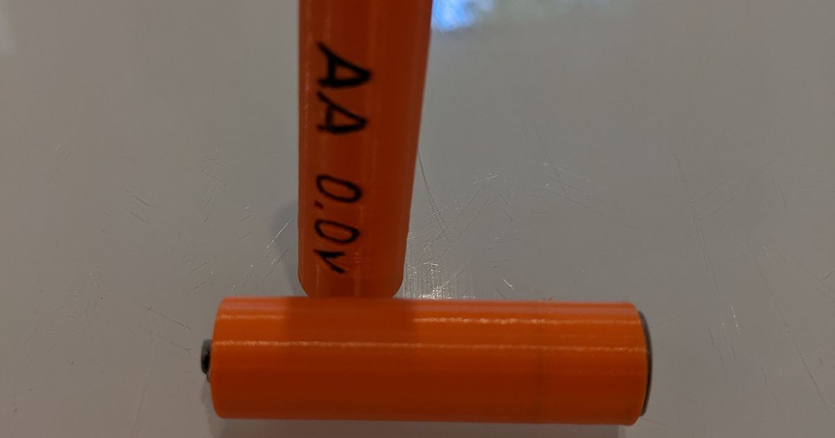 AA Dummy Battery by Fantastic Plastic Person Download free STL model