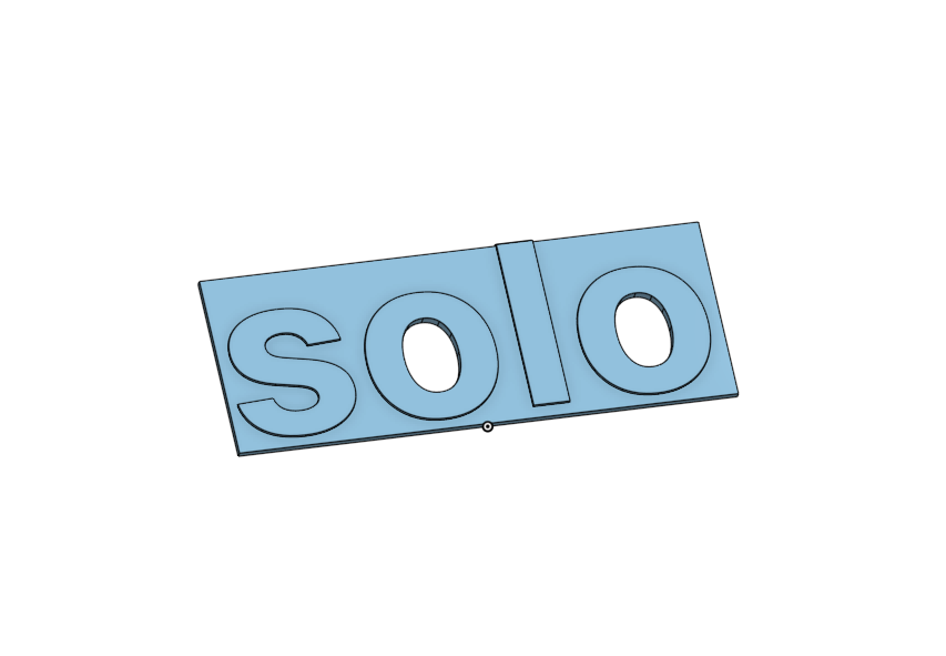 Solo sign