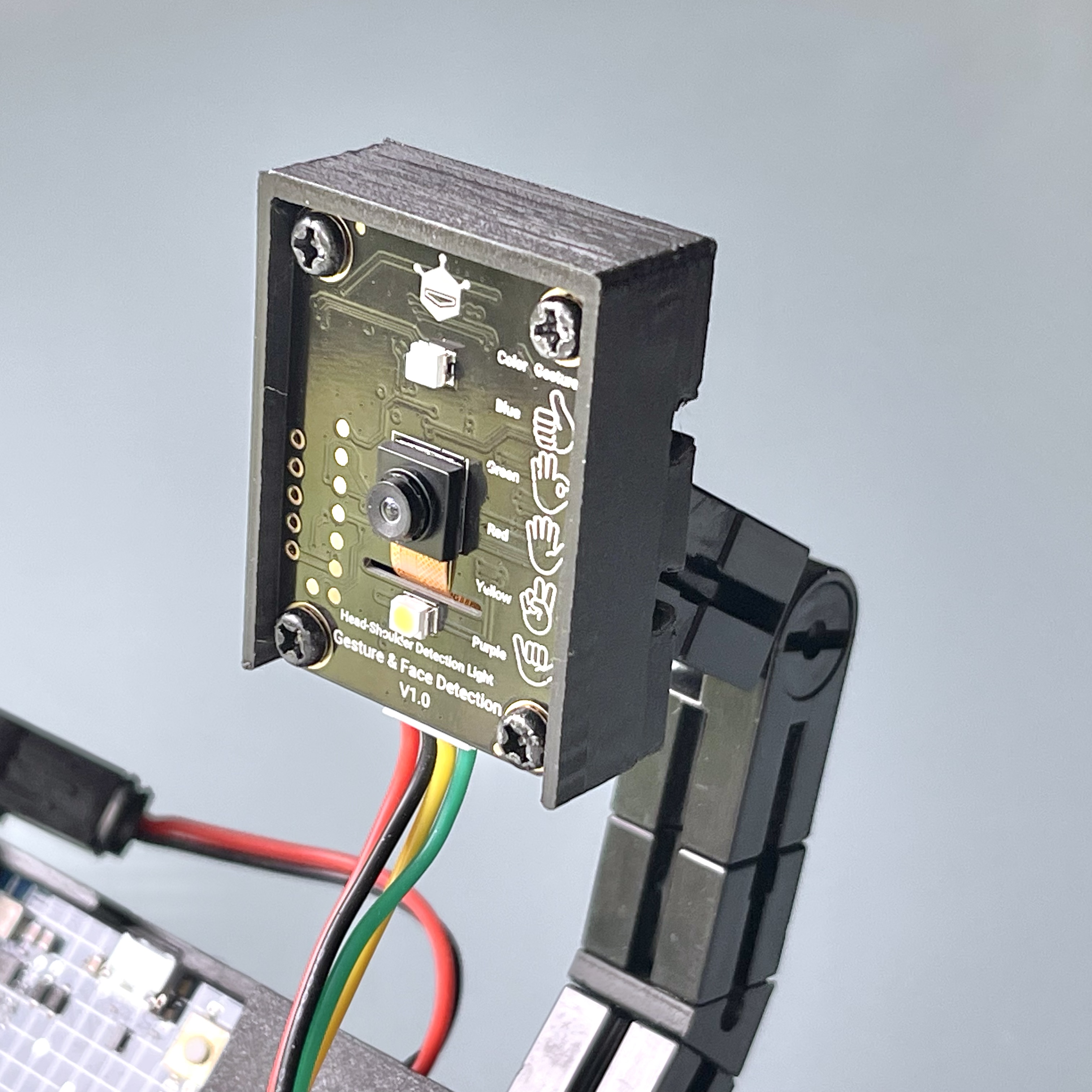 Various small sensor enclosures for use with fischertechnik