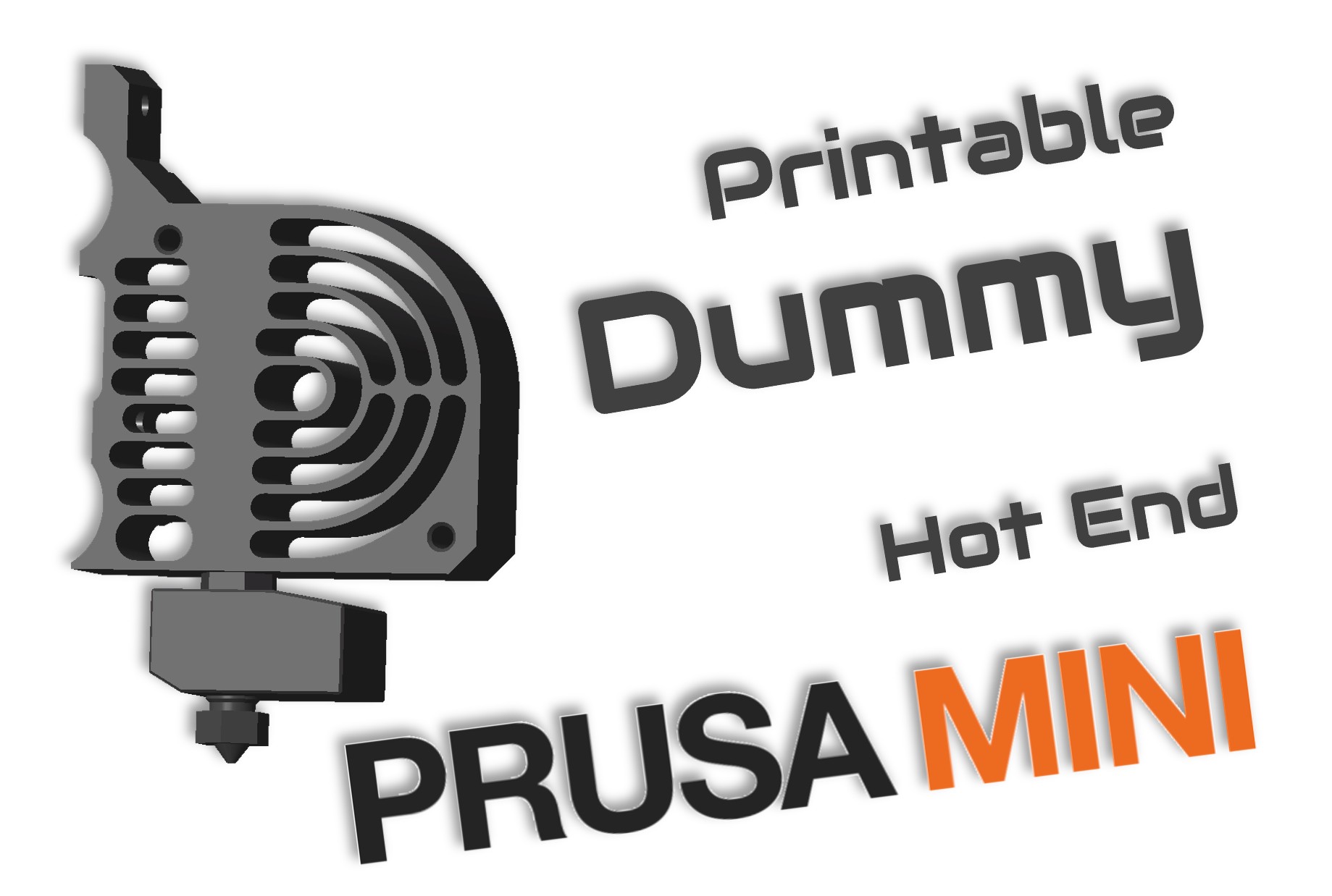 Printable Dummy of Prusa Mini Hot End