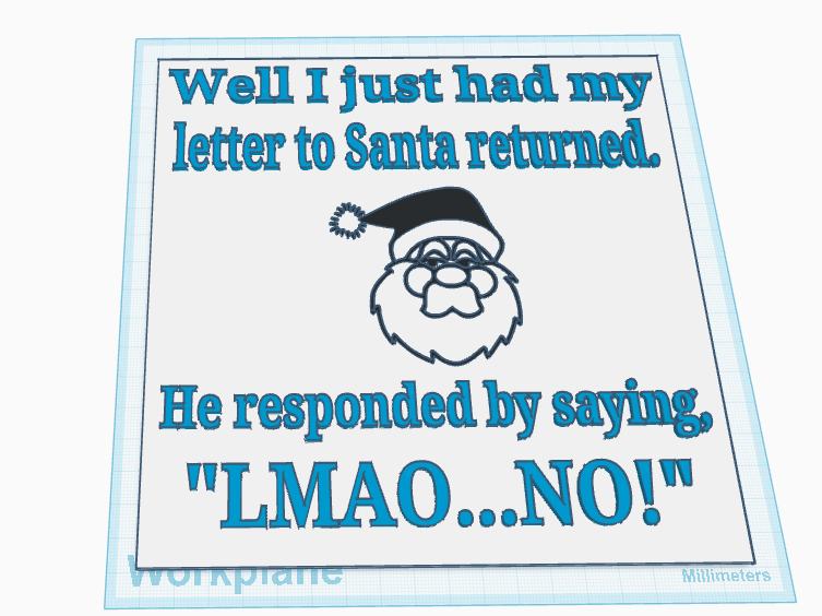 Santa Letter Sign