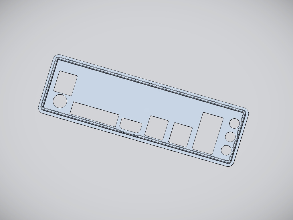 Gigabyte B450M DS3H (rev. 1.x) backplate