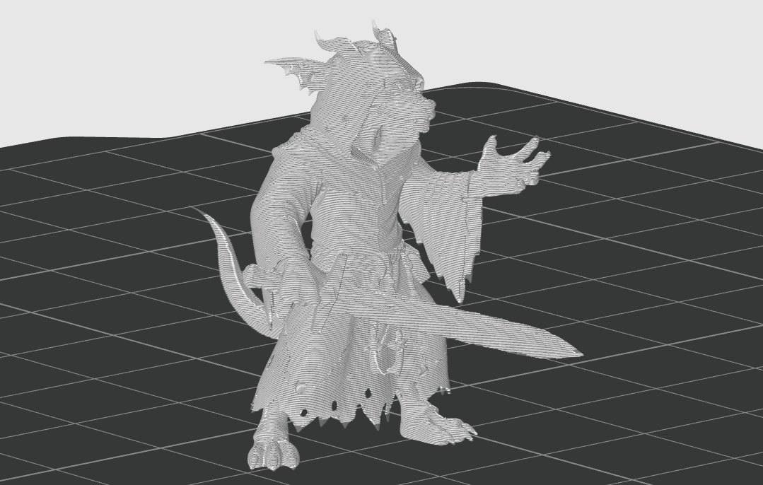 Kobold Swordsman - DnD mini — thumbnail 2