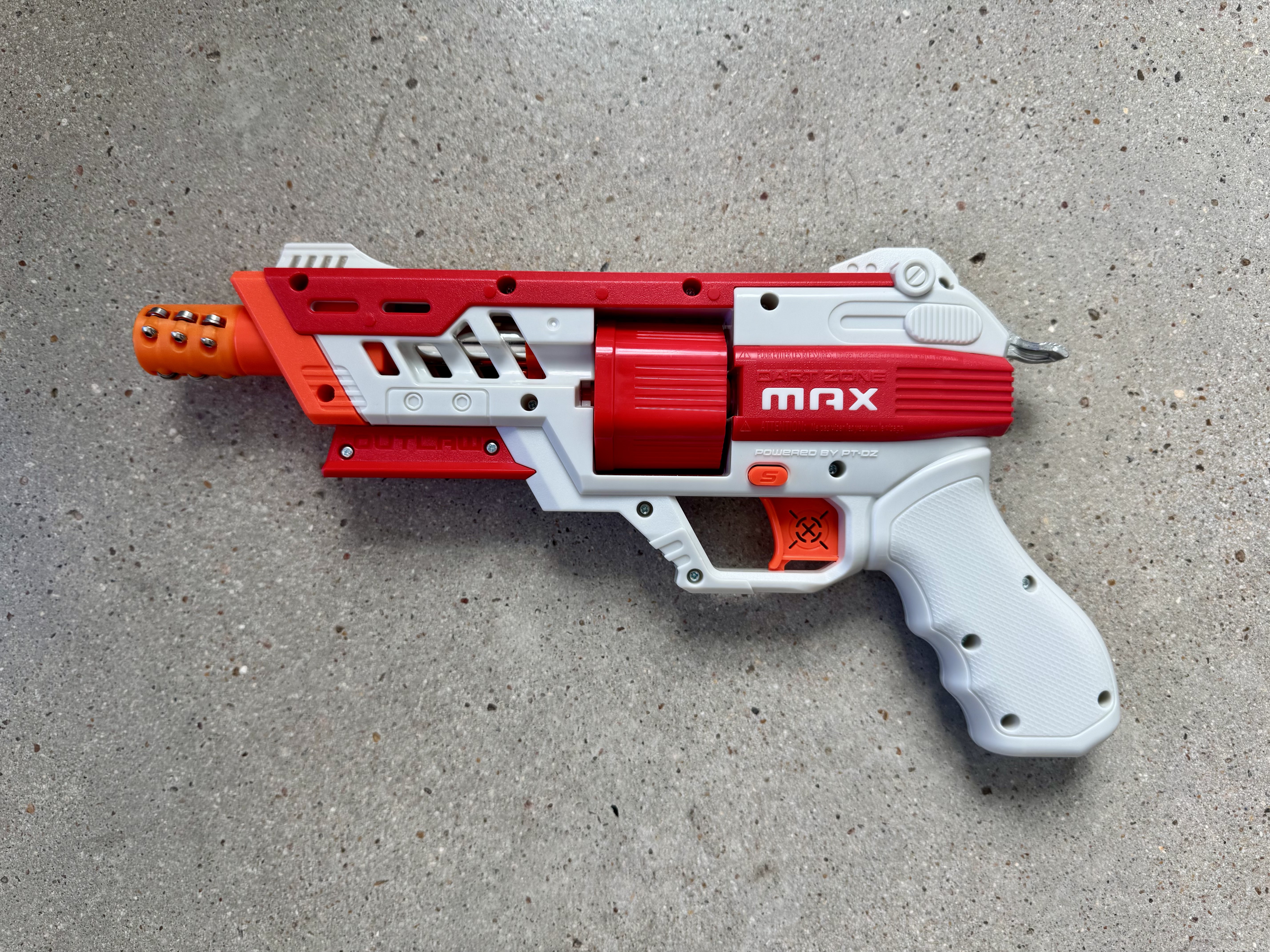 Compact Rev 2 EX BCAR for Dart Zone Outlaw Foam Blaster