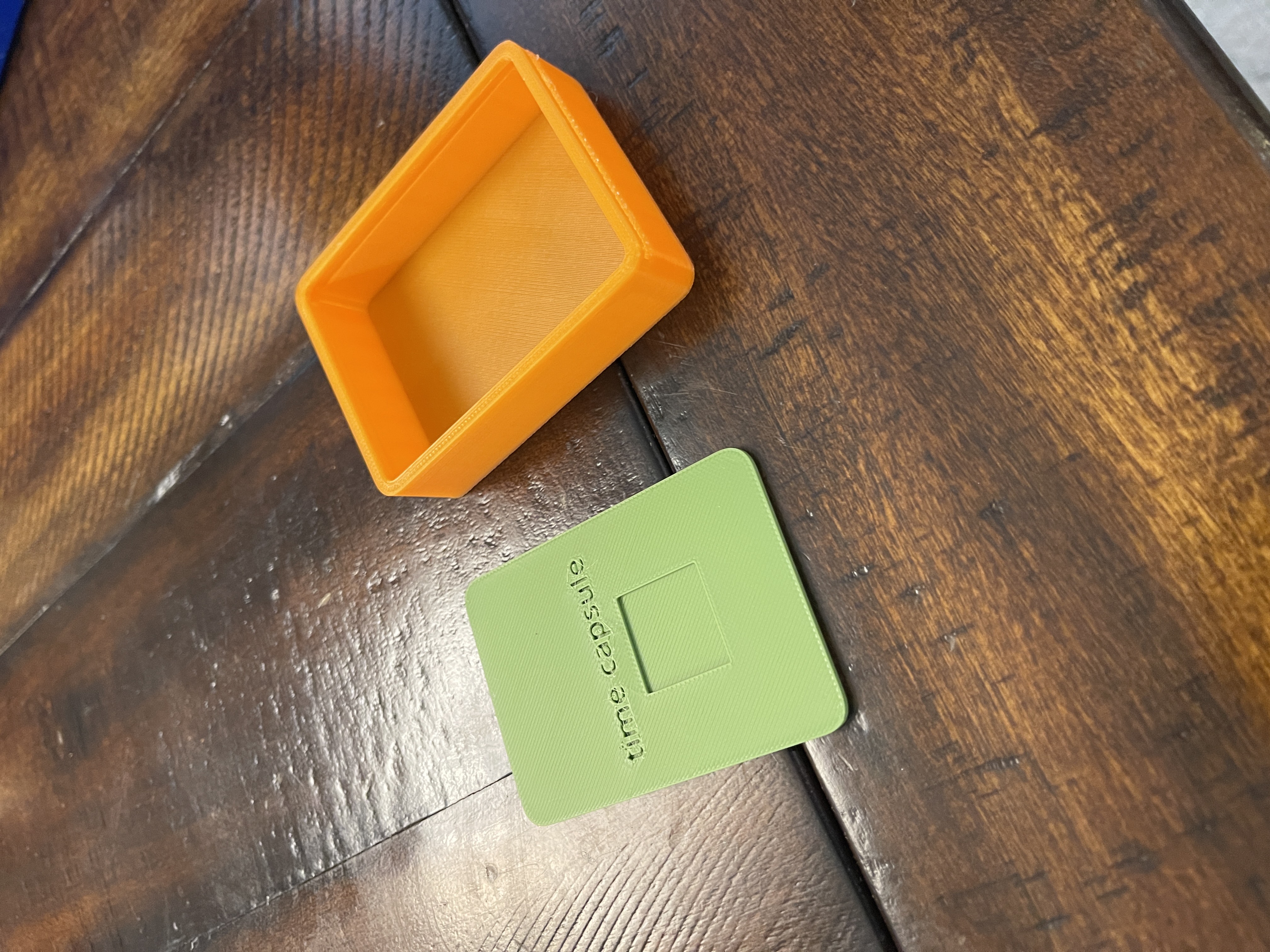 time capsule or a regular sliding box