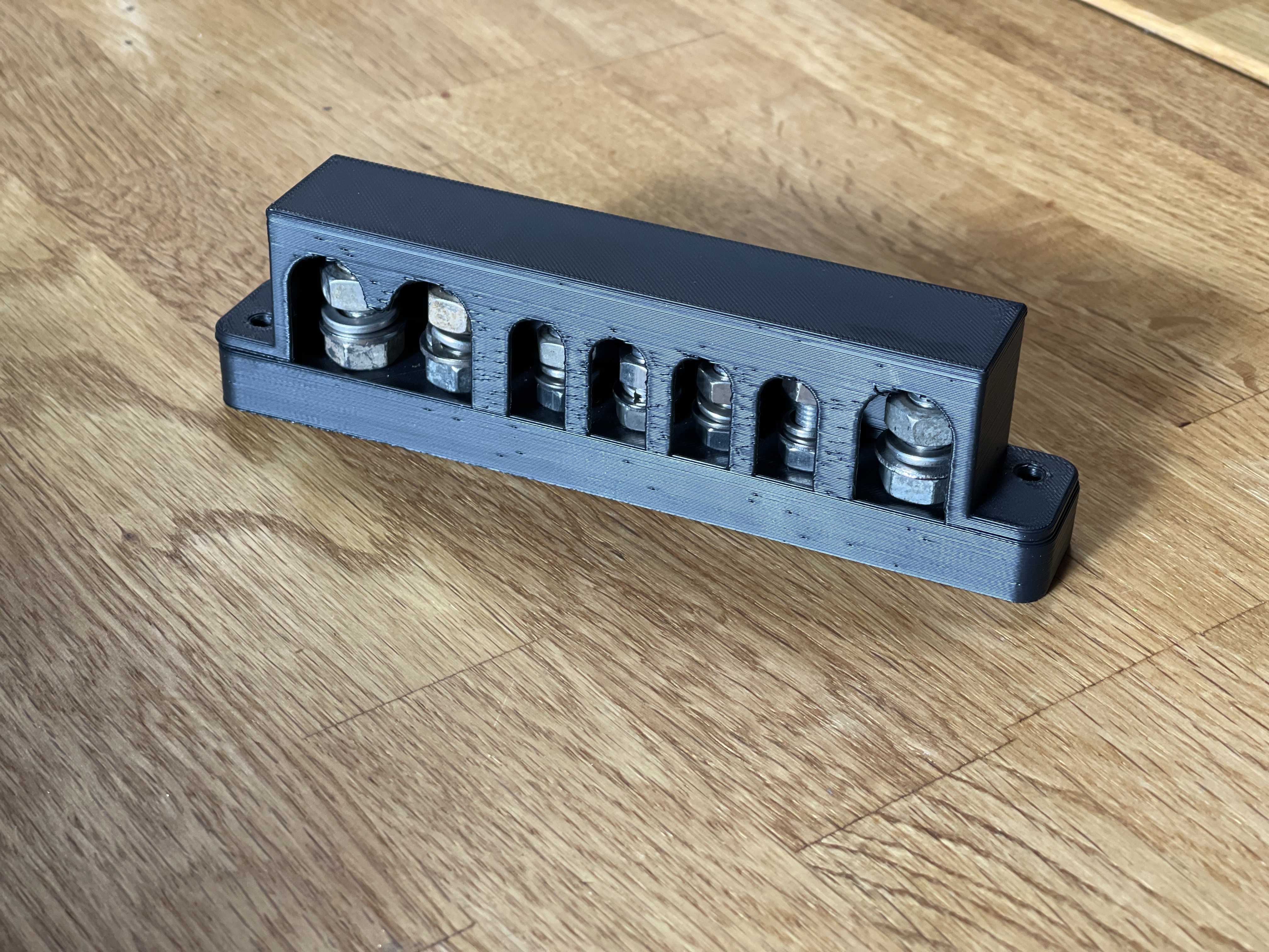Sammelschiene v2 12/24V mit Abdeckung - Busbar 12/24V with Cover