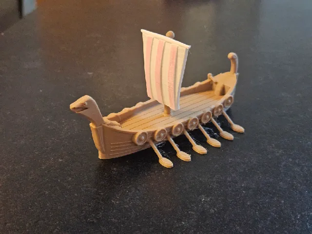 Viking Longship with Dragon Head – Kid-Friendly